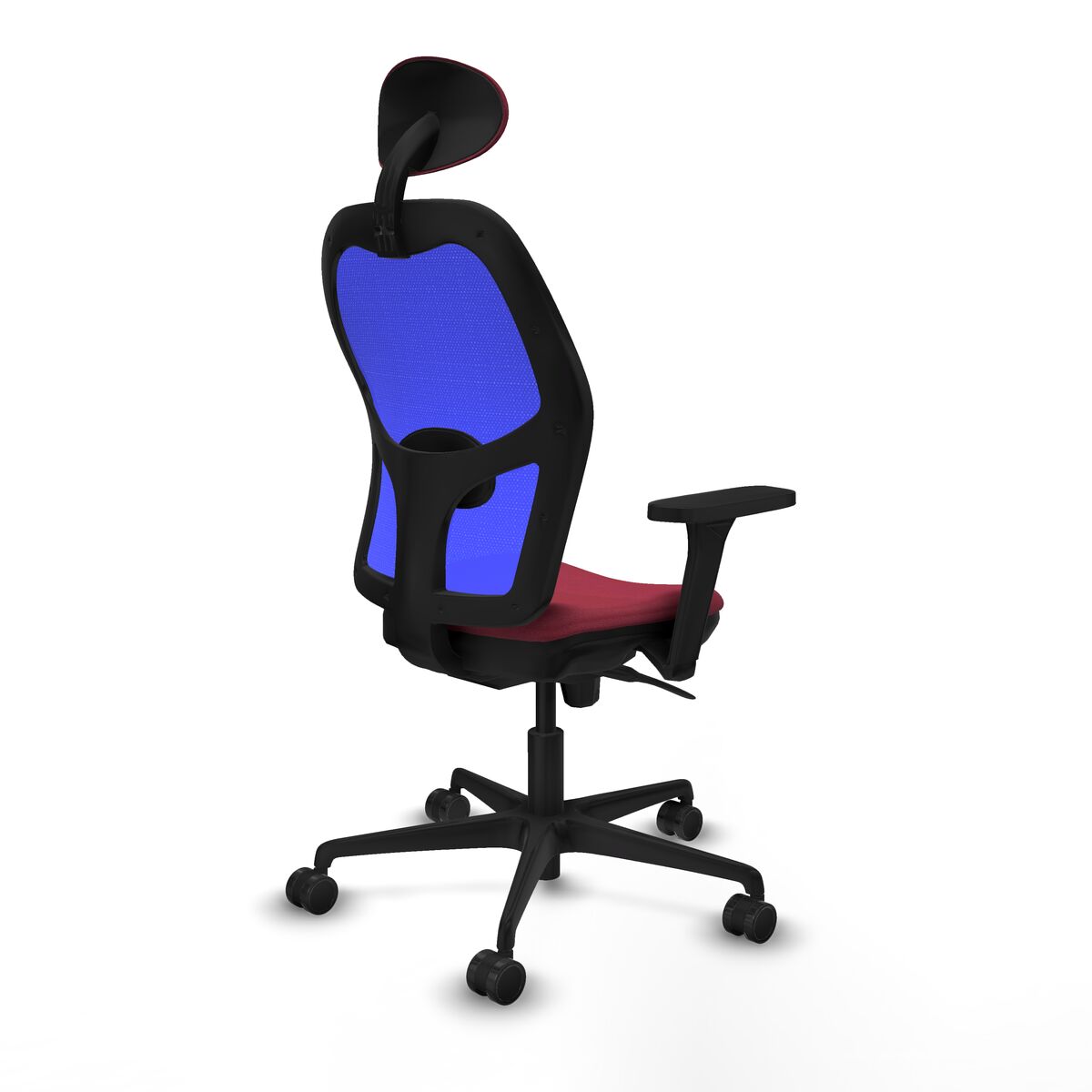 Silla de Oficina Piqueras y Crespo 3D036N1 Granate