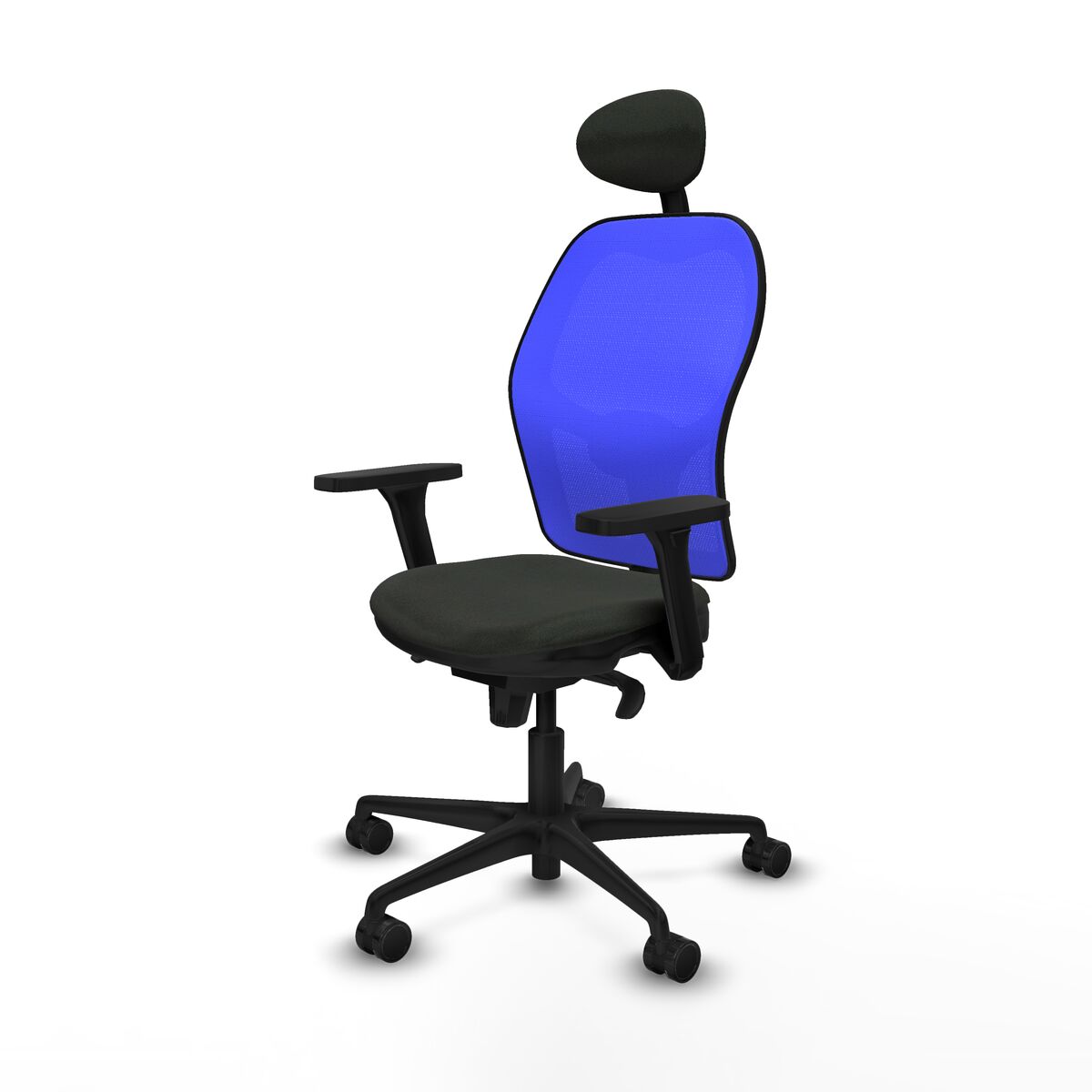 Silla de Oficina Piqueras y Crespo 3D036N1 Negro