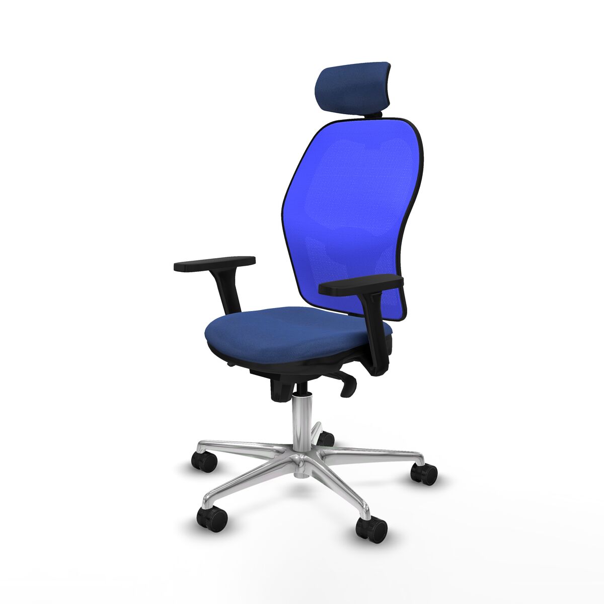 Silla de Oficina Piqueras y Crespo 3D086N2 Azul marino