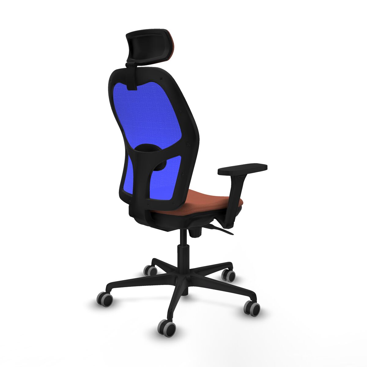Silla de Oficina Piqueras y Crespo 3D036G2 Azul Marrón