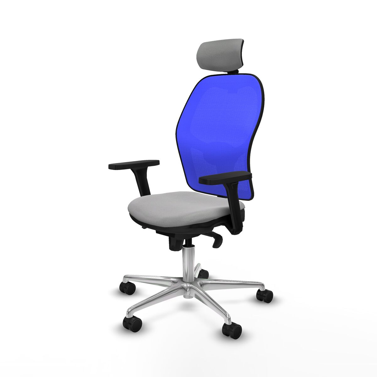 Silla de Oficina Piqueras y Crespo 3D086N2 Gris claro