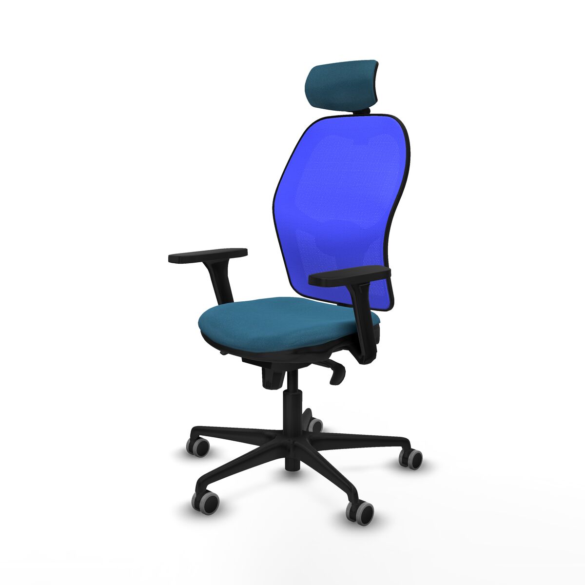 Silla de Oficina Piqueras y Crespo 3D036G2 Azul Verde petróleo