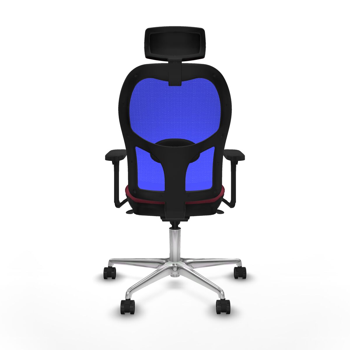 Silla de Oficina Piqueras y Crespo 3D086N2 Granate