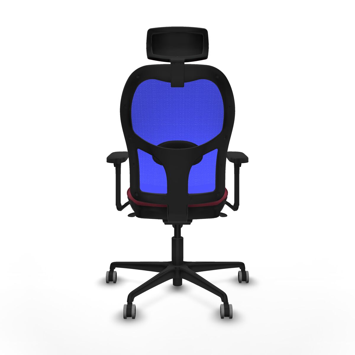 Silla de Oficina Piqueras y Crespo 3D036G2 Granate