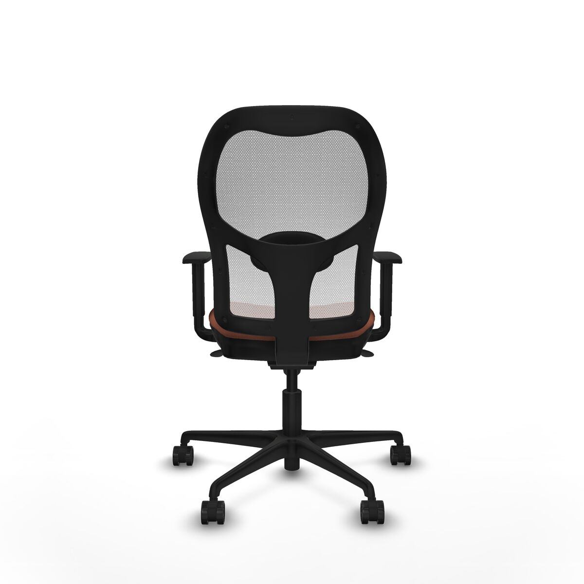 Silla de Oficina Piqueras y Crespo 1D036N0 Blanco Marrón