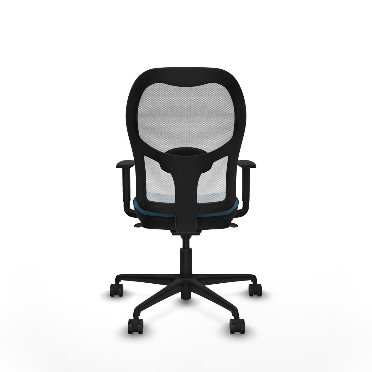 Silla de Oficina Piqueras y Crespo 1D036N0 Blanco Verde petróleo