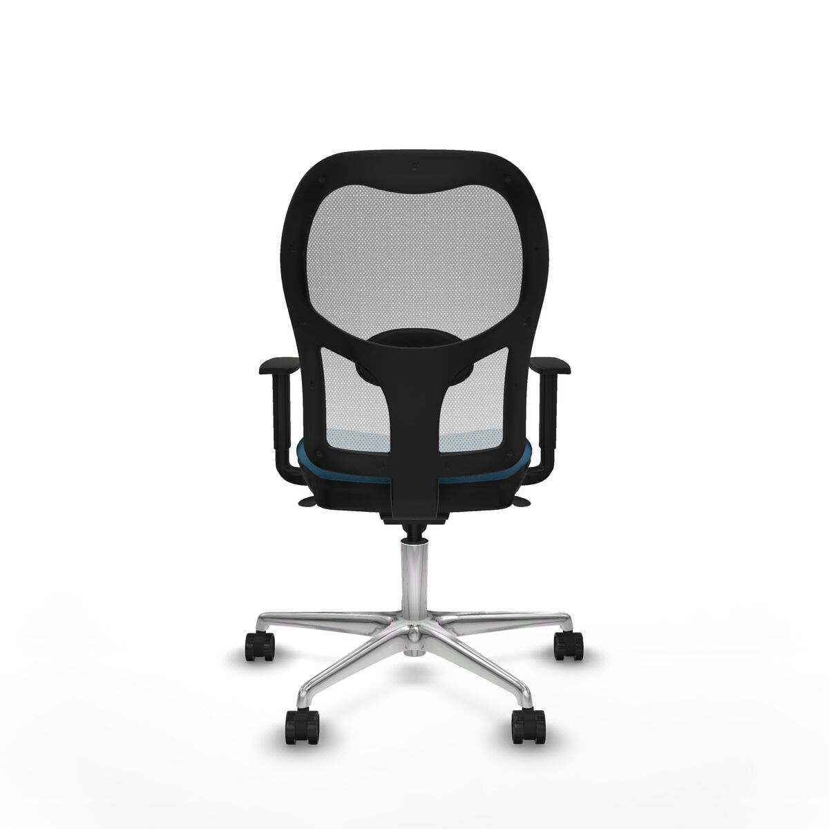 Silla de Oficina Piqueras y Crespo 1D086N0 Blanco Verde petróleo