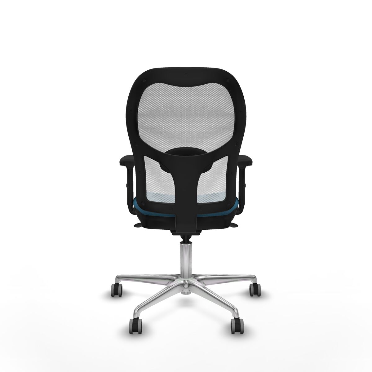 Silla de Oficina Piqueras y Crespo 2D086G0 Blanco Verde petróleo