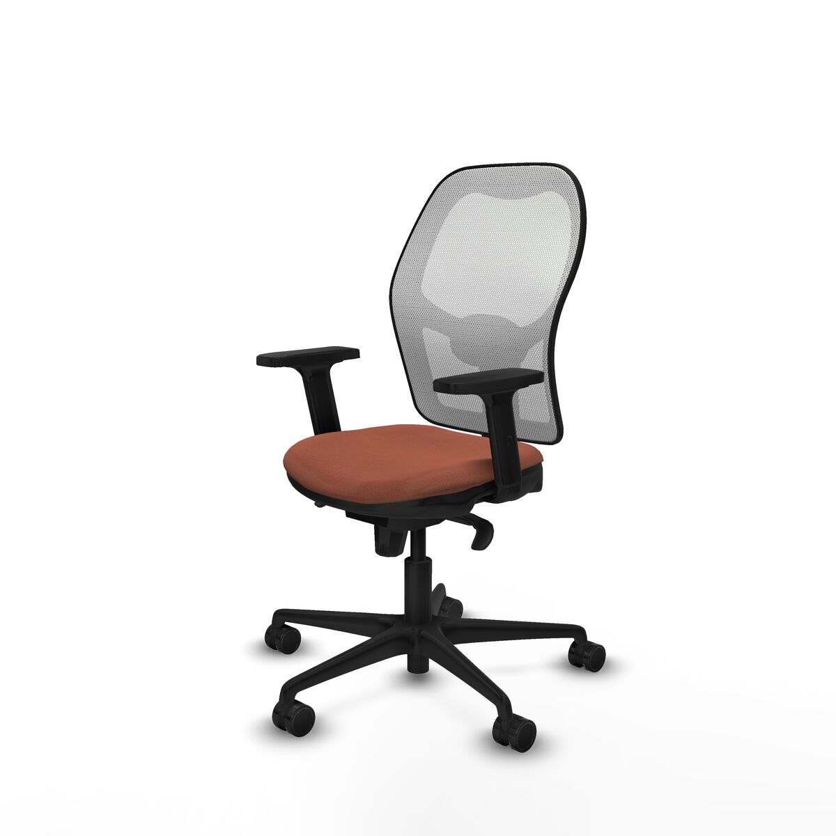 Silla de Oficina Piqueras y Crespo 2D036N0 Blanco Marrón