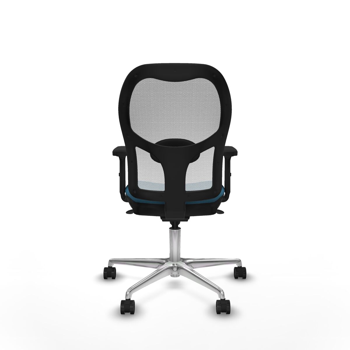 Silla de Oficina Piqueras y Crespo 2D086N0 Blanco Verde petróleo