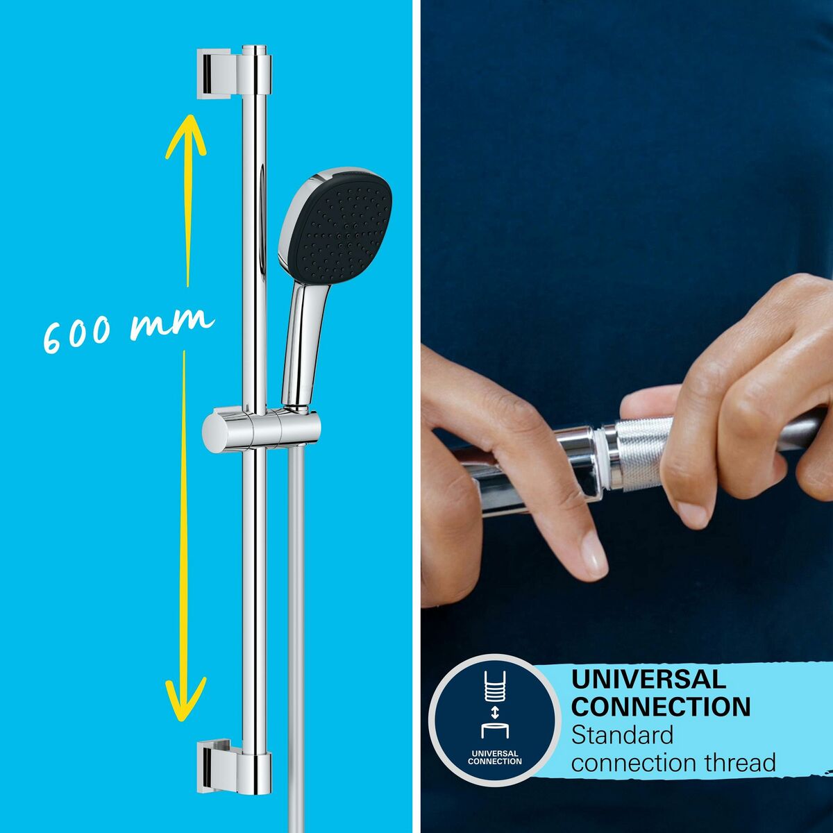 Set de Ducha Grohe Vitalio Comfort 110 26398001 Metal