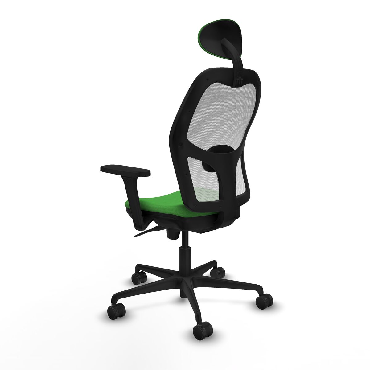 Silla de Oficina con Cabecero Piqueras y Crespo 3D036N1 Verde