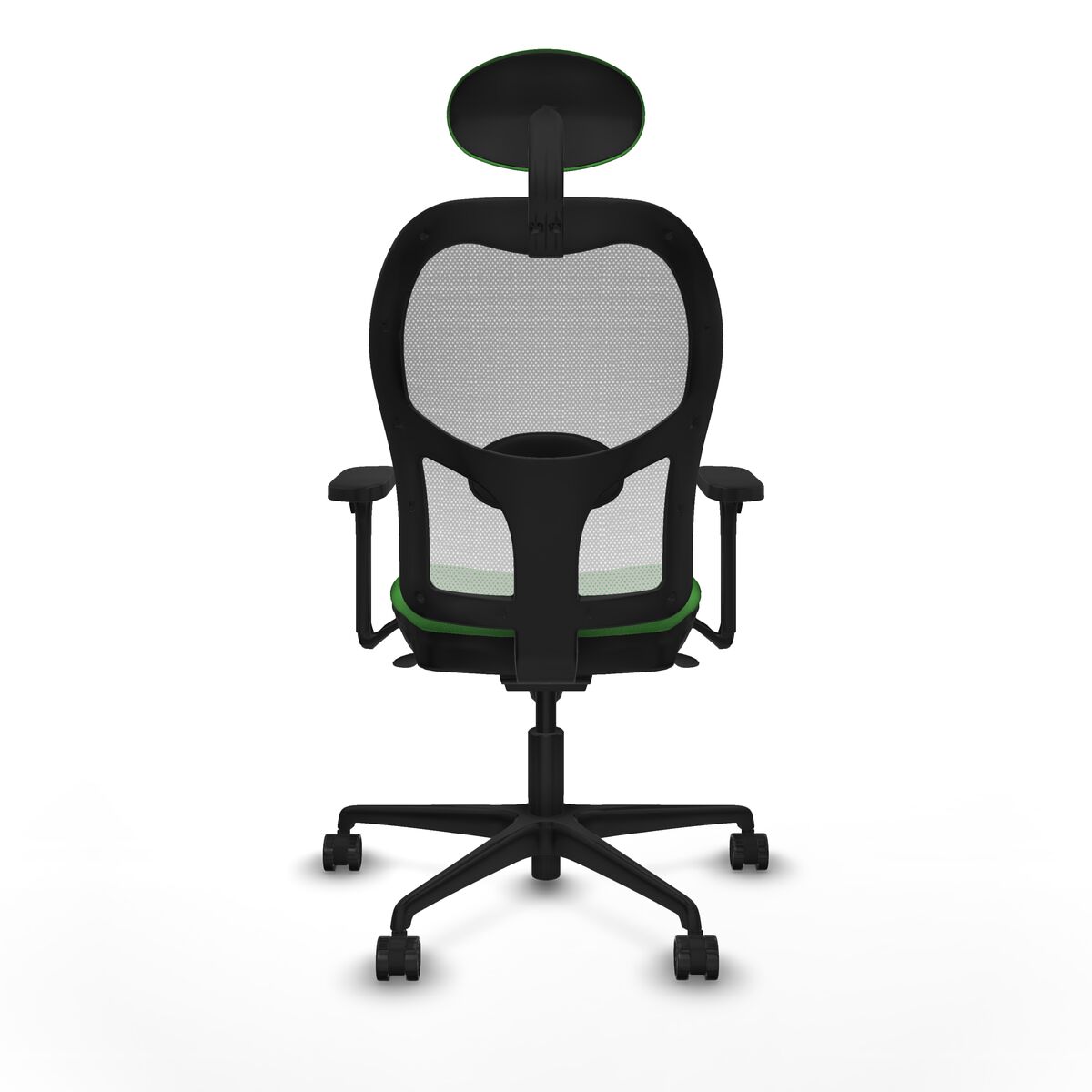 Silla de Oficina con Cabecero Piqueras y Crespo 3D036N1 Verde