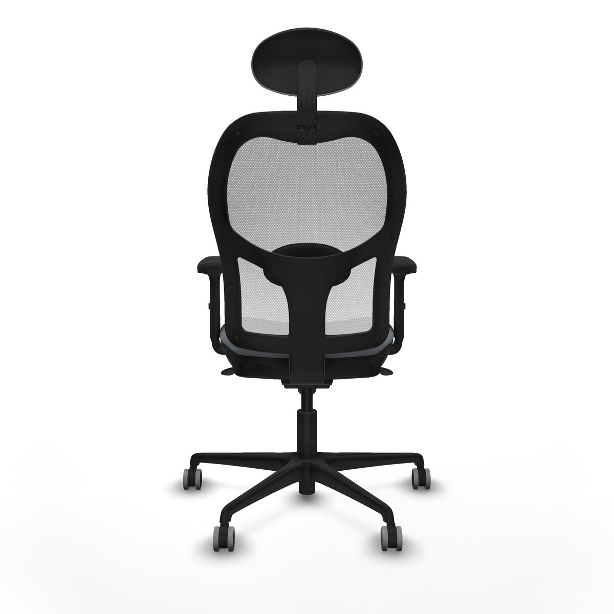 Silla de Oficina con Cabecero Piqueras y Crespo 2D036G1 Gris