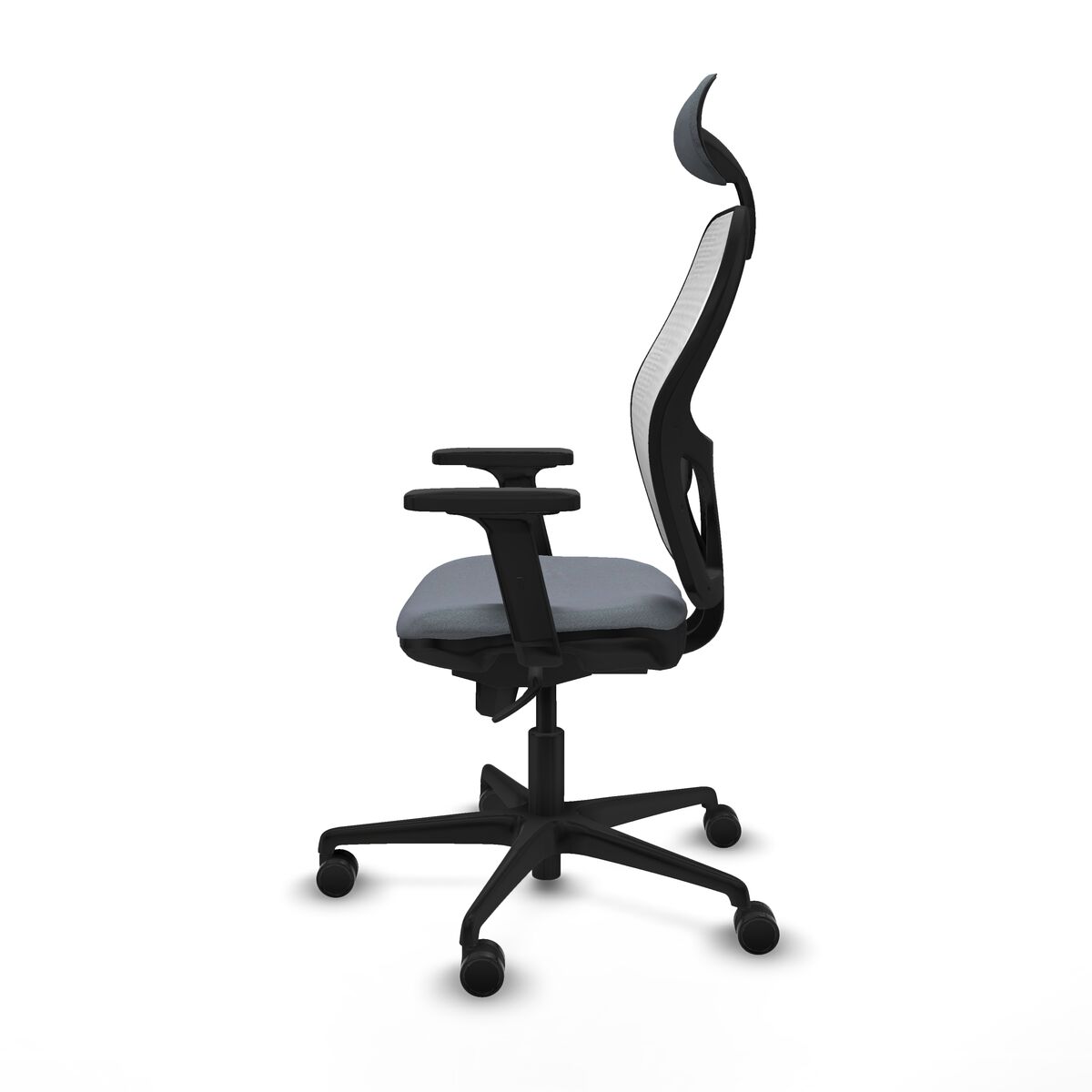 Silla de Oficina con Cabecero Piqueras y Crespo 2D036N1 Gris