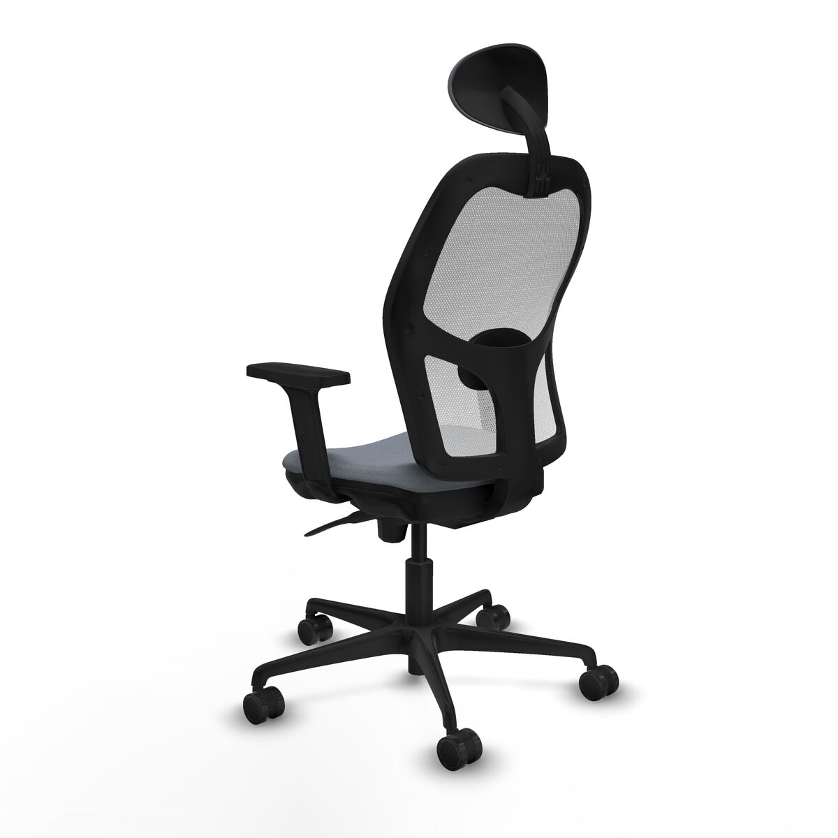 Silla de Oficina con Cabecero Piqueras y Crespo 2D036N1 Gris