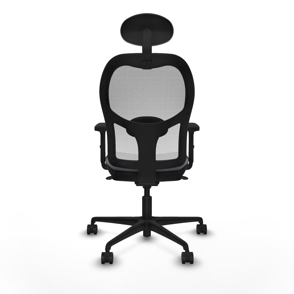 Silla de Oficina con Cabecero Piqueras y Crespo 2D036N1 Gris