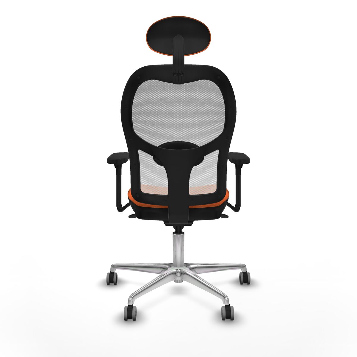Silla de Oficina con Cabecero Piqueras y Crespo 3D086G1 Naranja