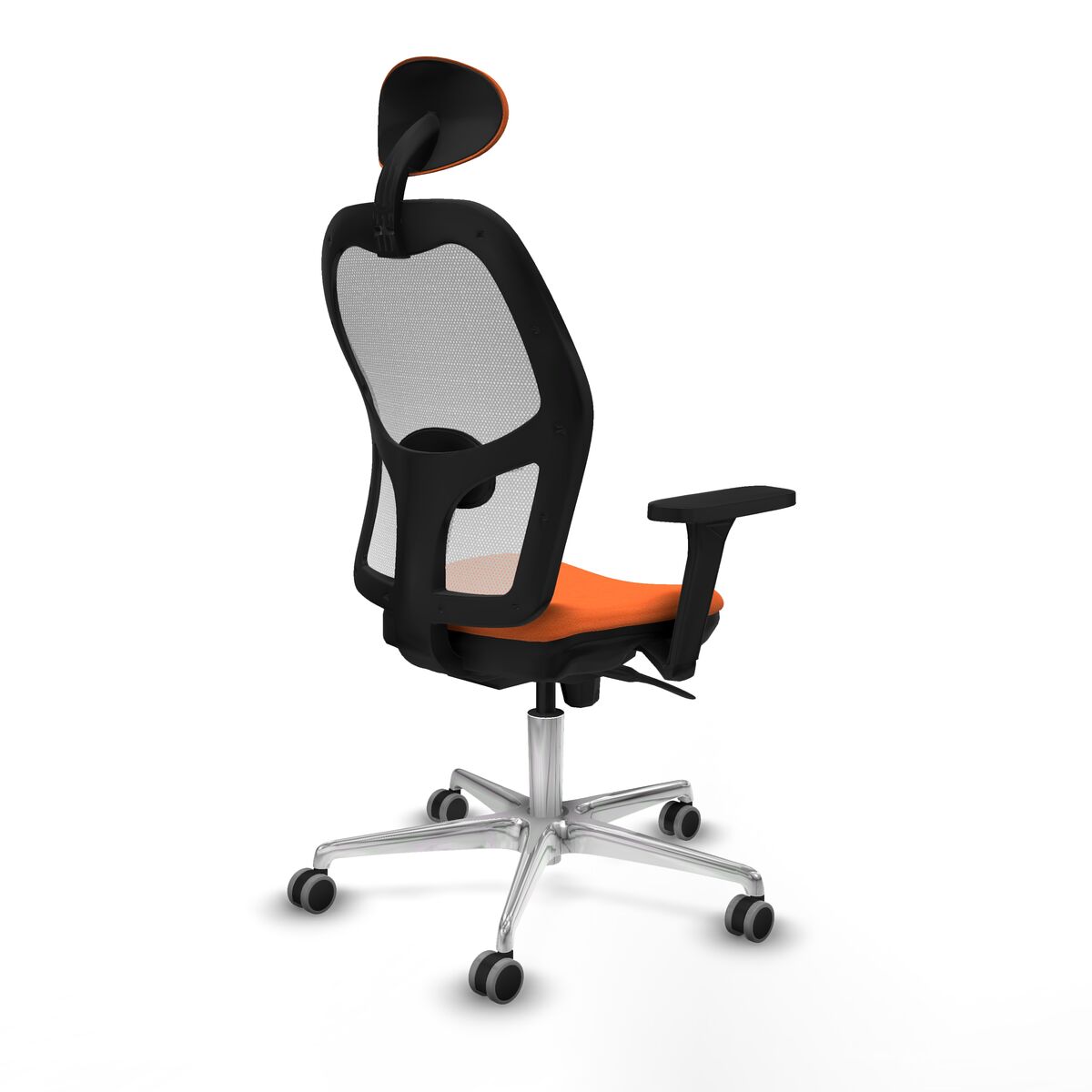 Silla de Oficina con Cabecero Piqueras y Crespo 3D086G1 Naranja