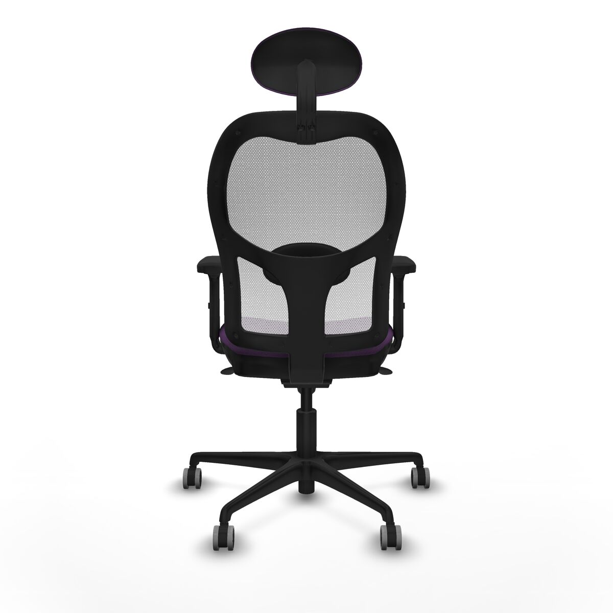 Silla de Oficina con Cabecero Piqueras y Crespo 2D036G1 Morado