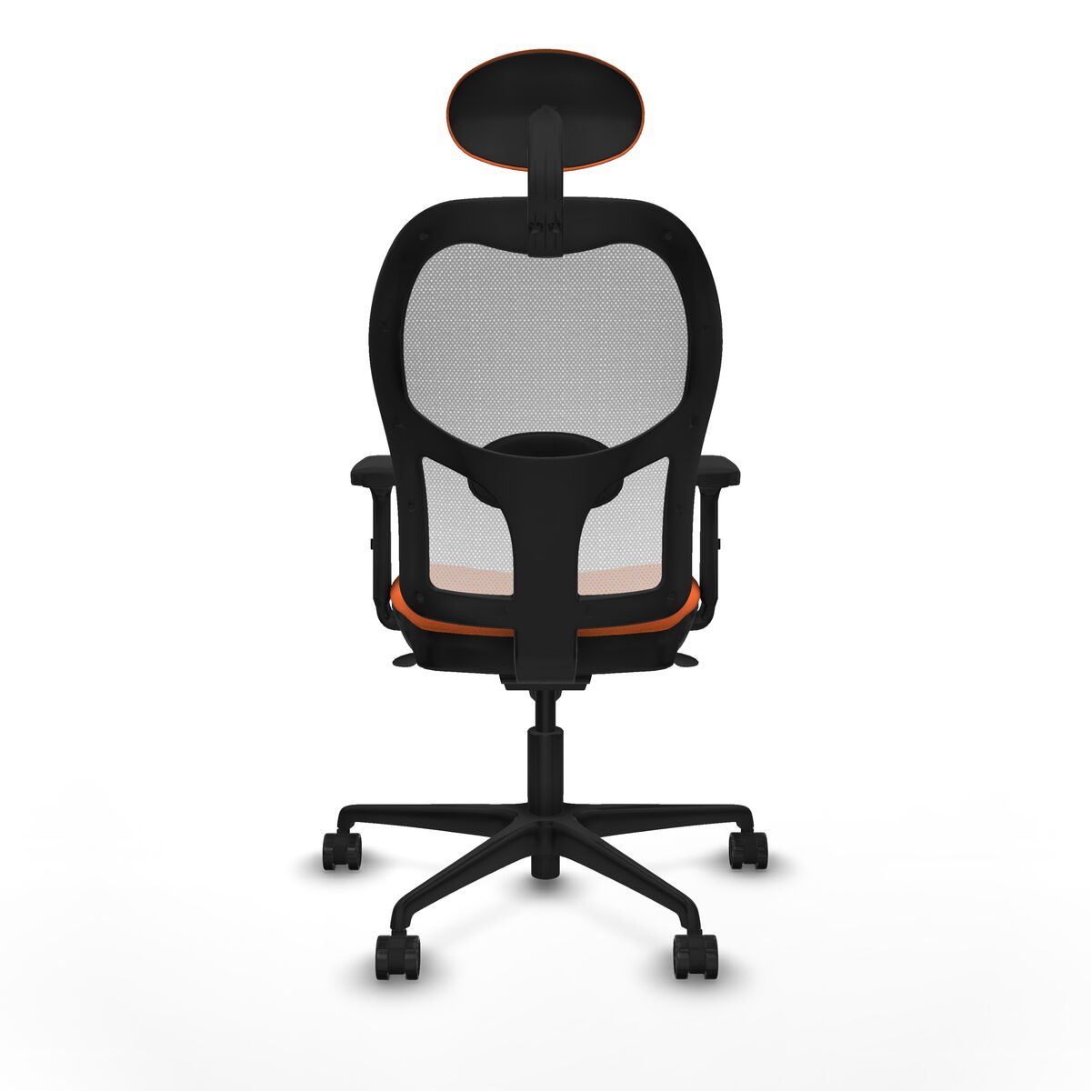 Silla de Oficina con Cabecero Piqueras y Crespo 2D036N1 Naranja