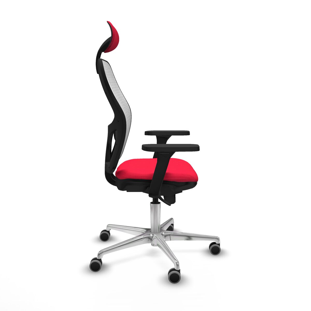 Silla de Oficina con Cabecero Piqueras y Crespo 3D086G1 Rojo