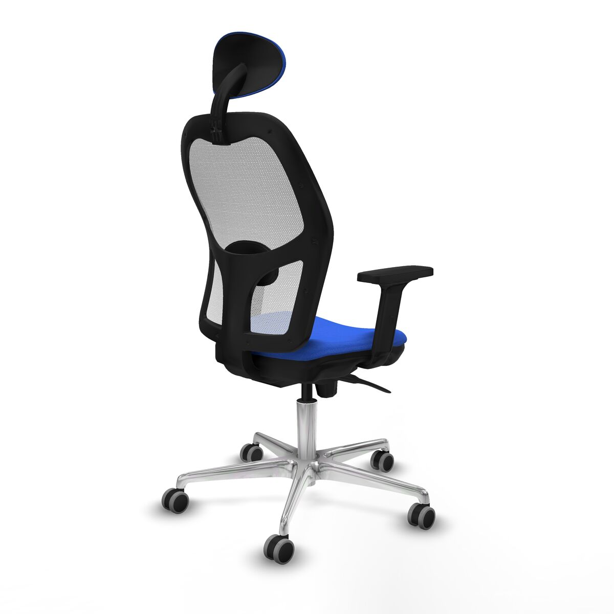 Silla de Oficina con Cabecero Piqueras y Crespo 2D086G1 Azul