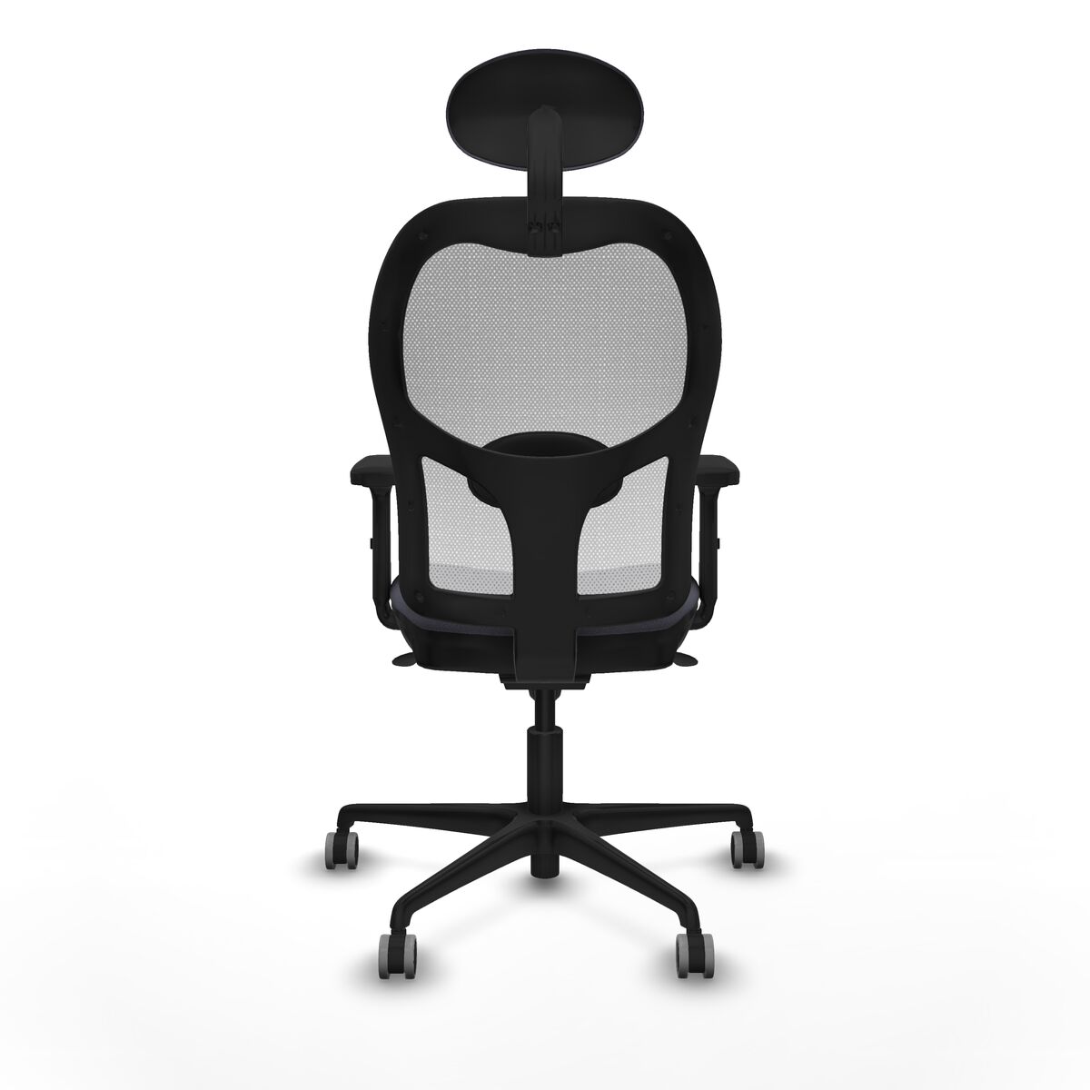 Silla de Oficina con Cabecero Piqueras y Crespo 2D036G1 Gris oscuro