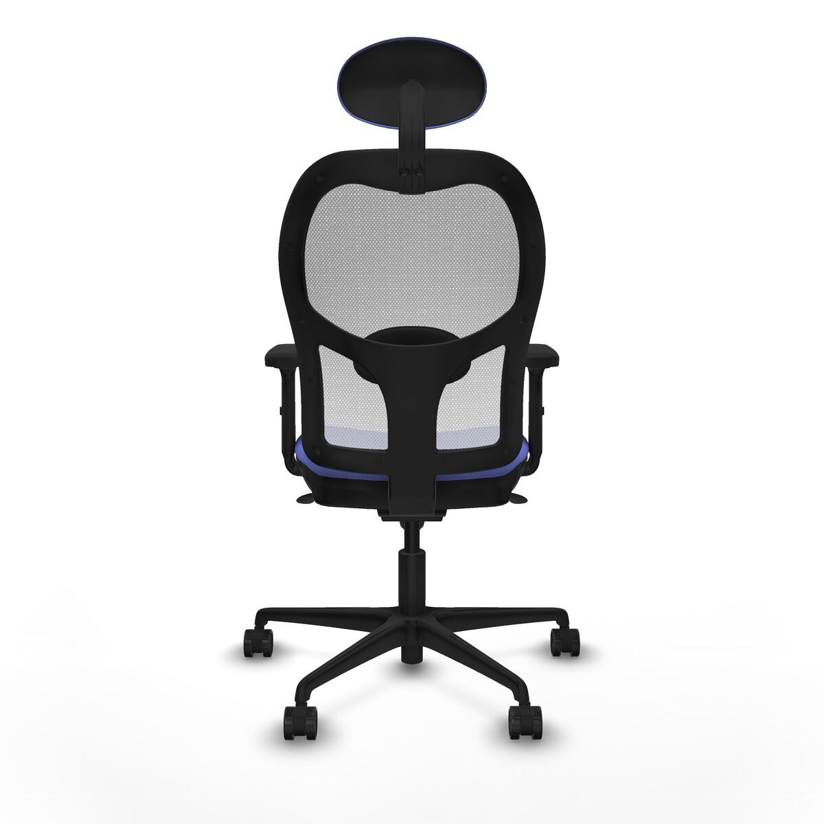 Silla de Oficina con Cabecero Piqueras y Crespo 2D036N1 Azul claro