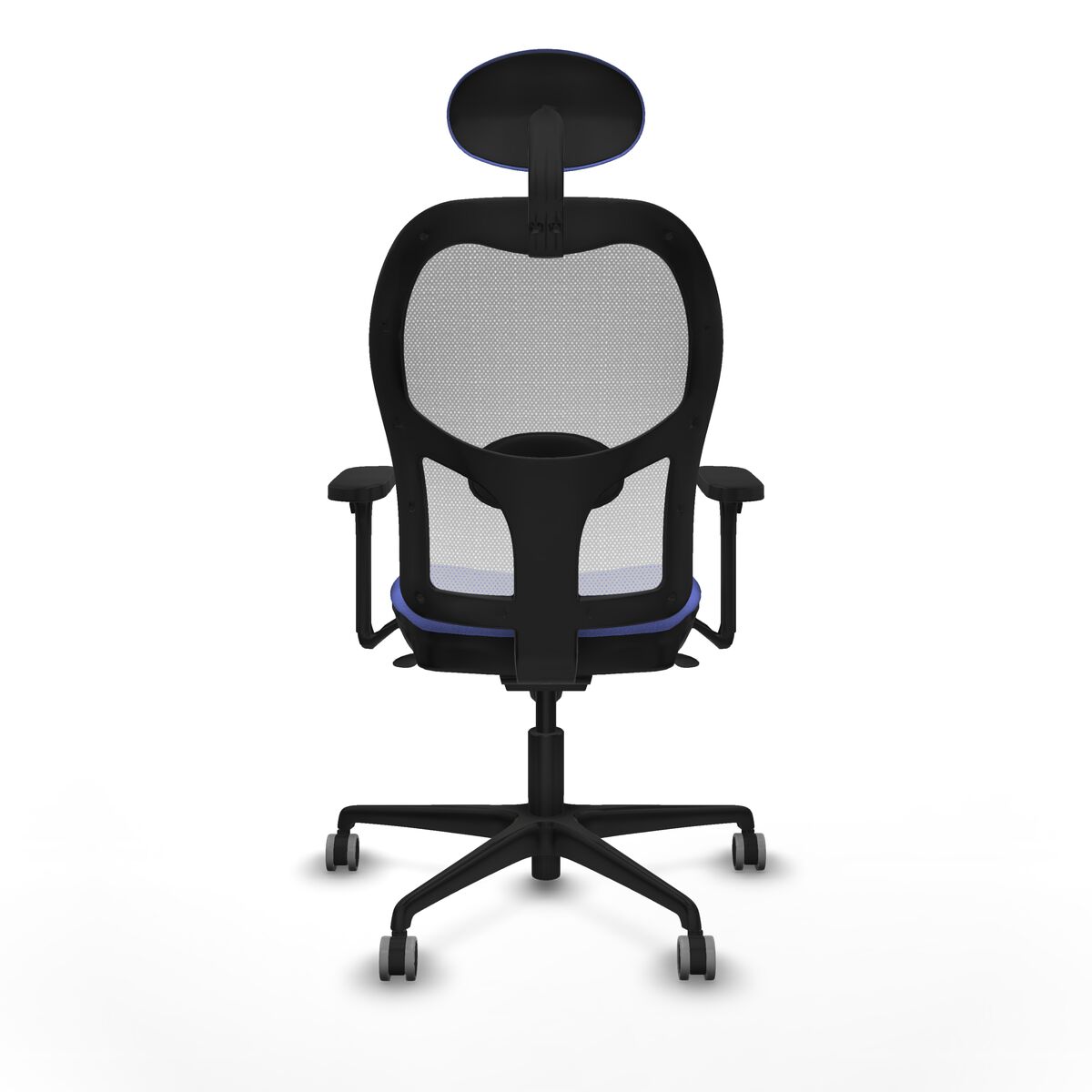 Silla de Oficina con Cabecero Piqueras y Crespo 3D036G1 Azul claro