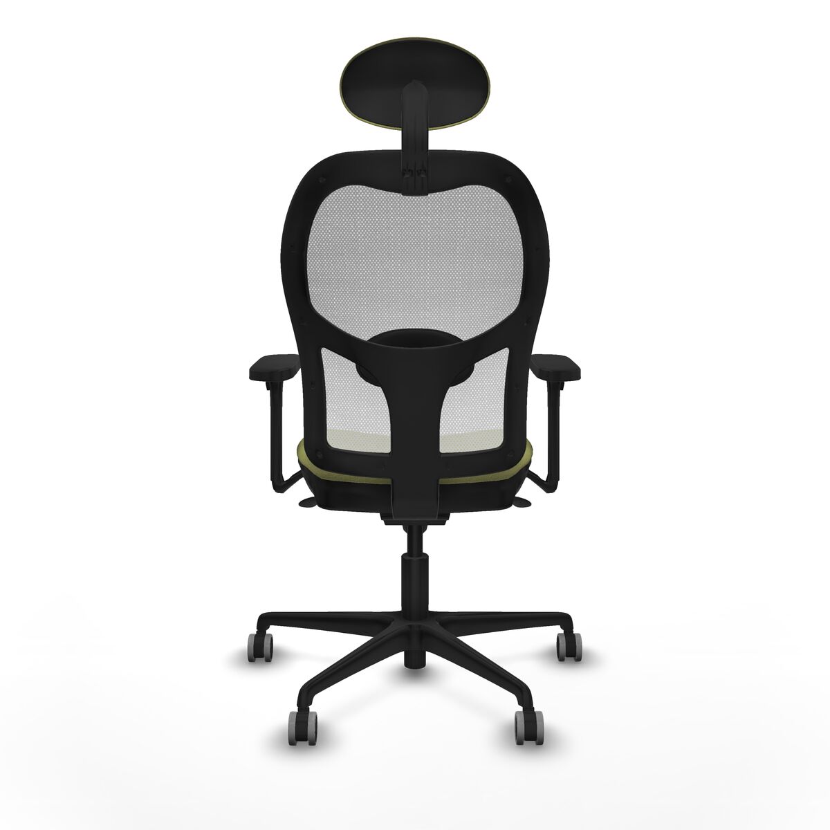 Silla de Oficina con Cabecero Piqueras y Crespo 3D036G1 Verde