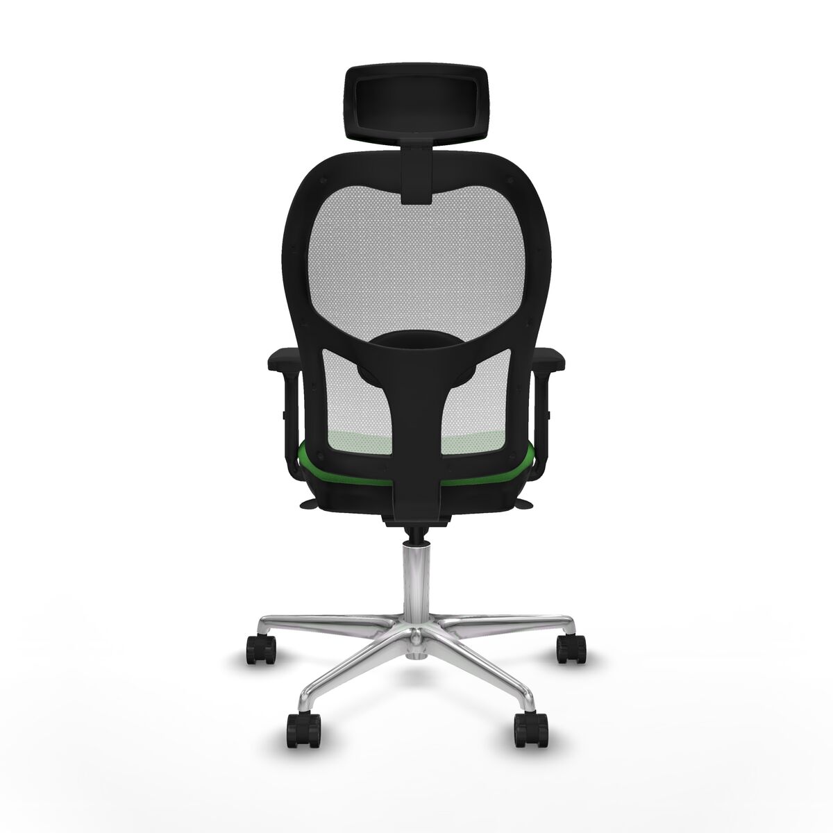 Silla de Oficina con Cabecero Piqueras y Crespo 2D086N2 Verde