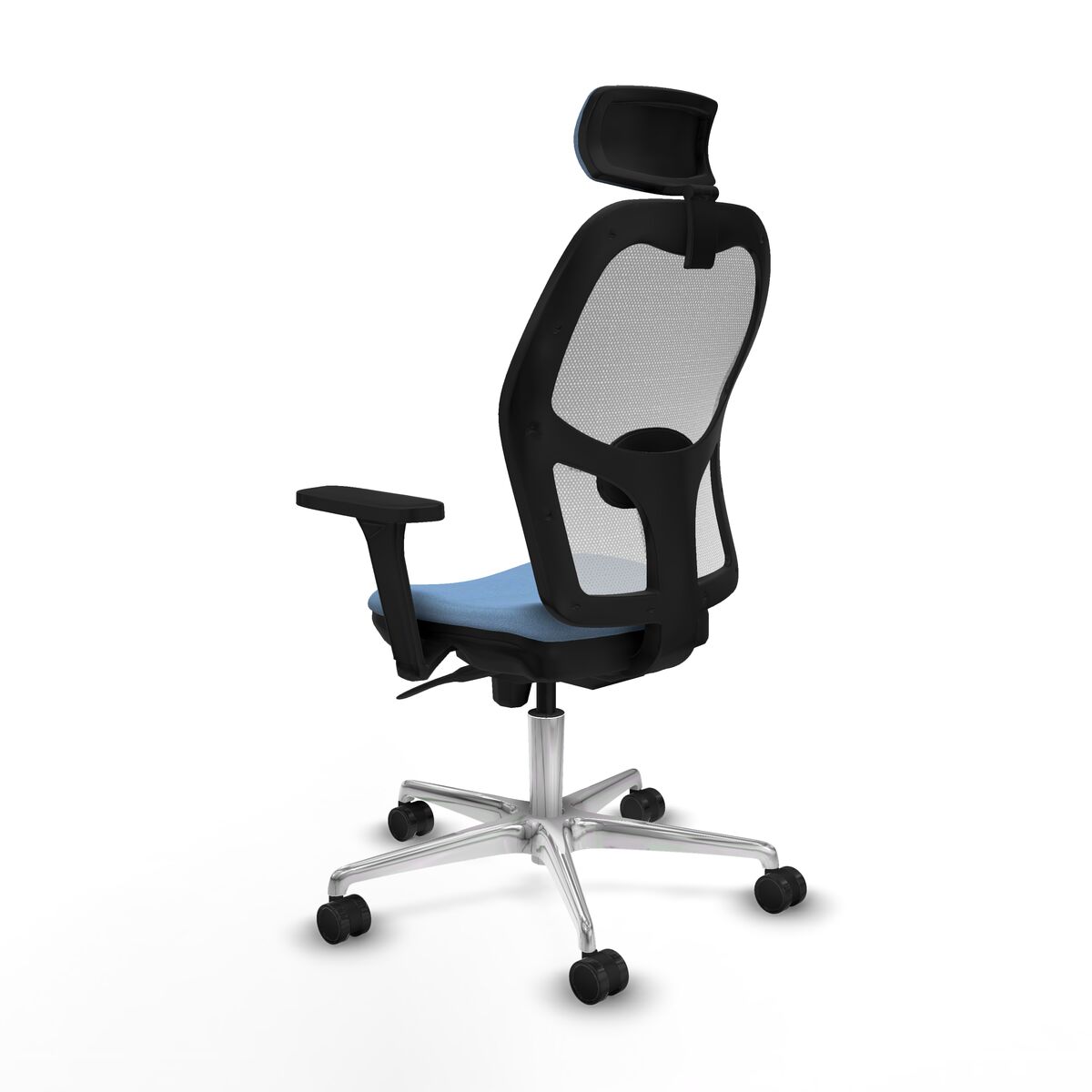 Silla de Oficina con Cabecero Piqueras y Crespo 3D086N2 Azul cielo