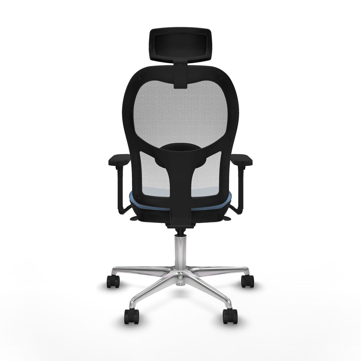 Silla de Oficina con Cabecero Piqueras y Crespo 3D086N2 Azul cielo