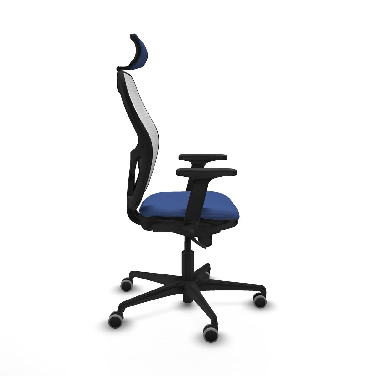 Silla de Oficina con Cabecero Piqueras y Crespo 2D036G2 Azul marino