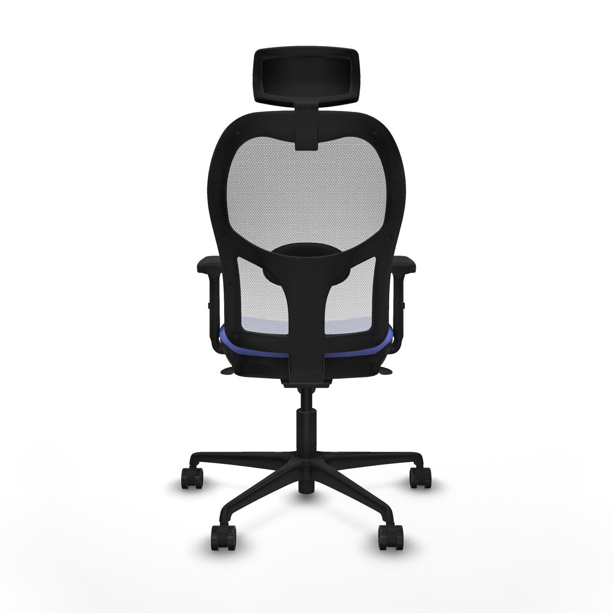 Silla de Oficina con Cabecero Piqueras y Crespo 2D036N2 Azul claro