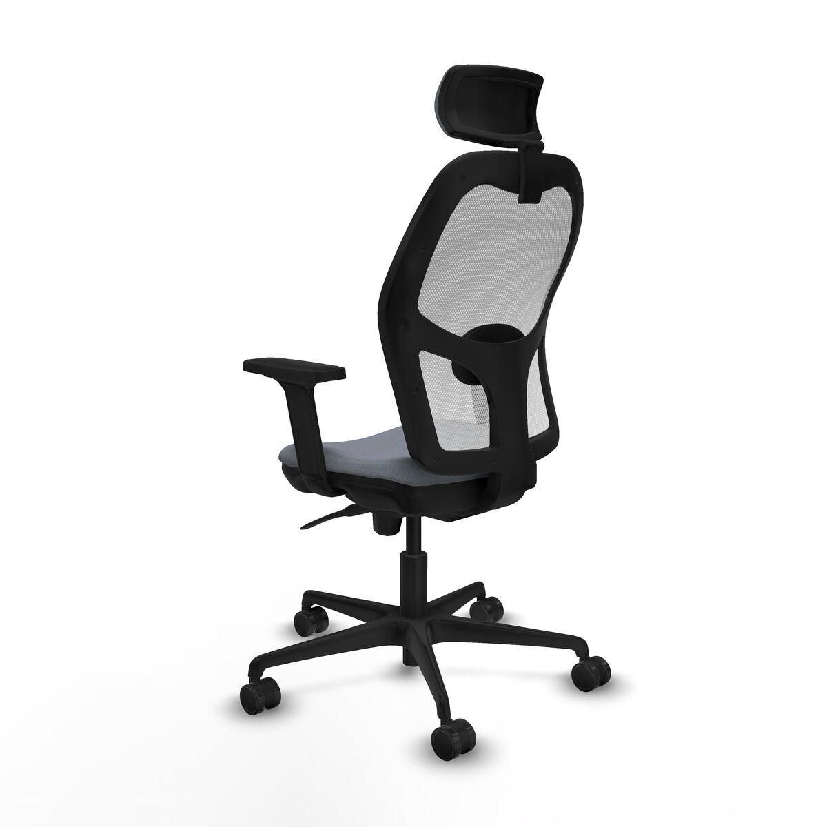 Silla de Oficina con Cabecero Piqueras y Crespo 2D036N2 Gris