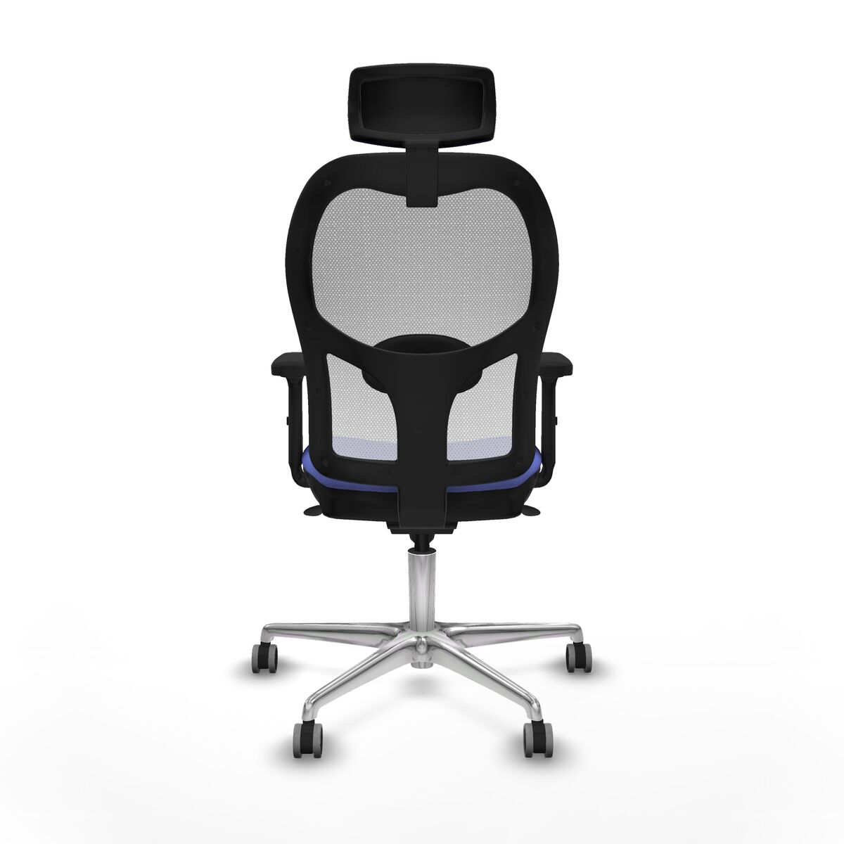 Silla de Oficina con Cabecero Piqueras y Crespo 2D086G2 Azul claro