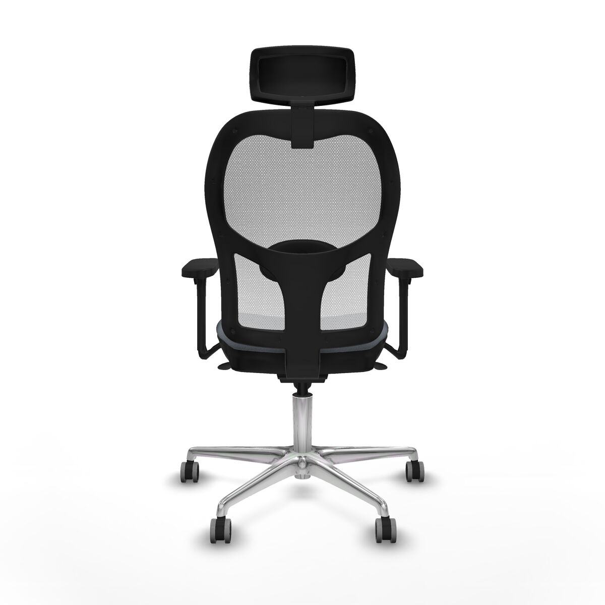 Silla de Oficina con Cabecero Piqueras y Crespo 3D086G2 Gris