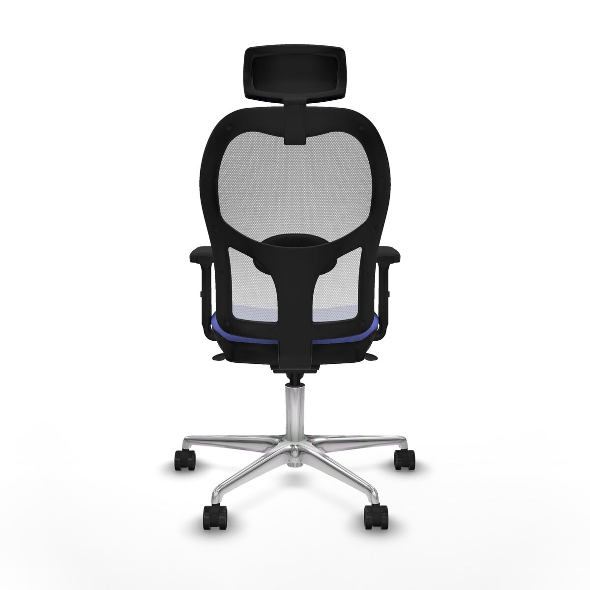 Silla de Oficina con Cabecero Piqueras y Crespo 2D086N2 Azul claro