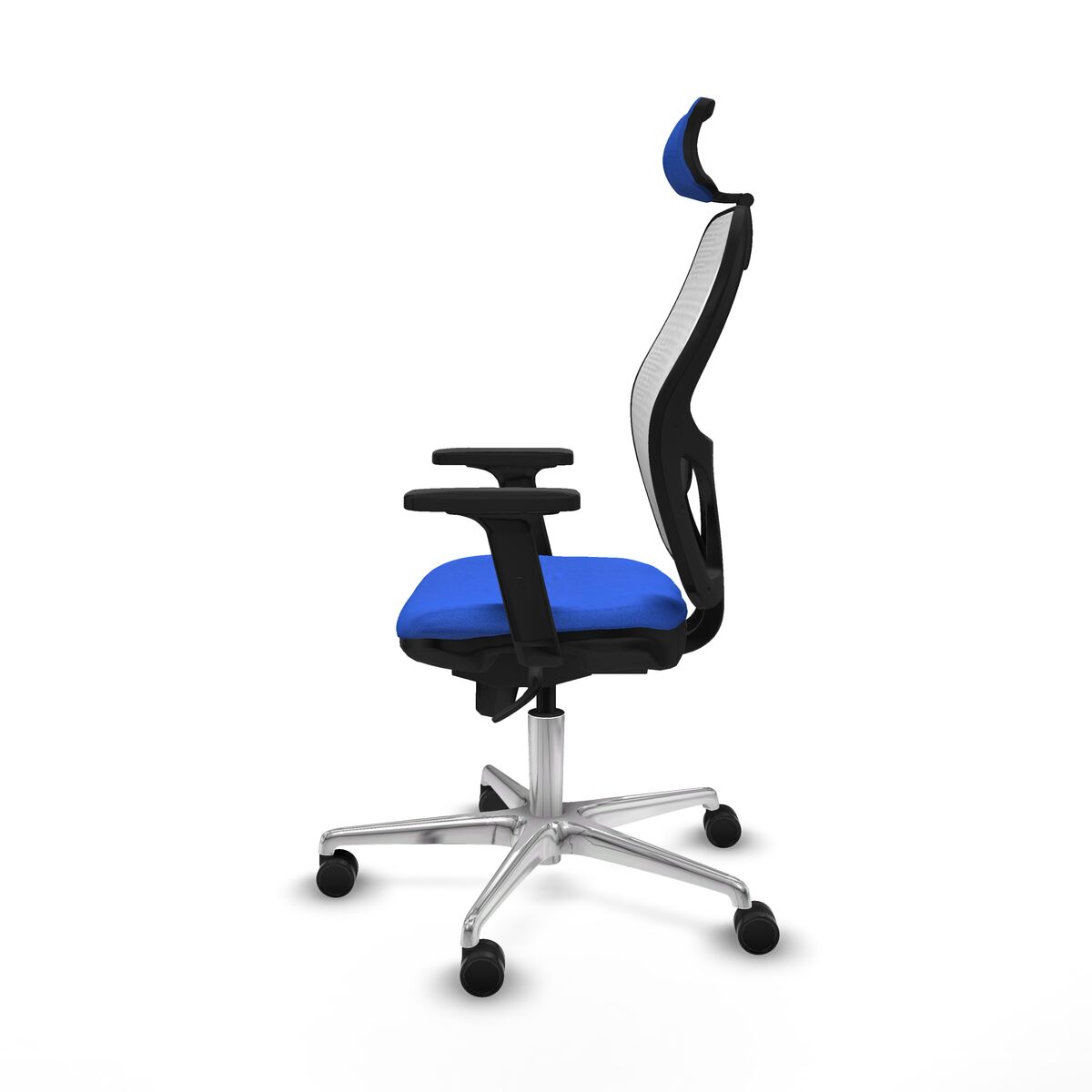 Silla de Oficina con Cabecero Piqueras y Crespo 2D086N2 Azul