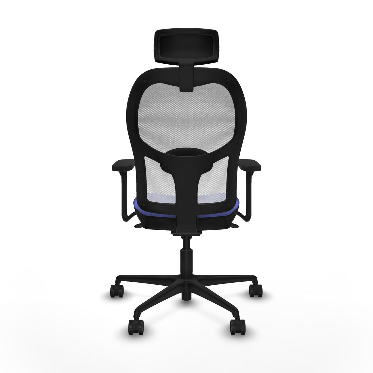 Silla de Oficina con Cabecero Piqueras y Crespo 3D036N2 Azul claro