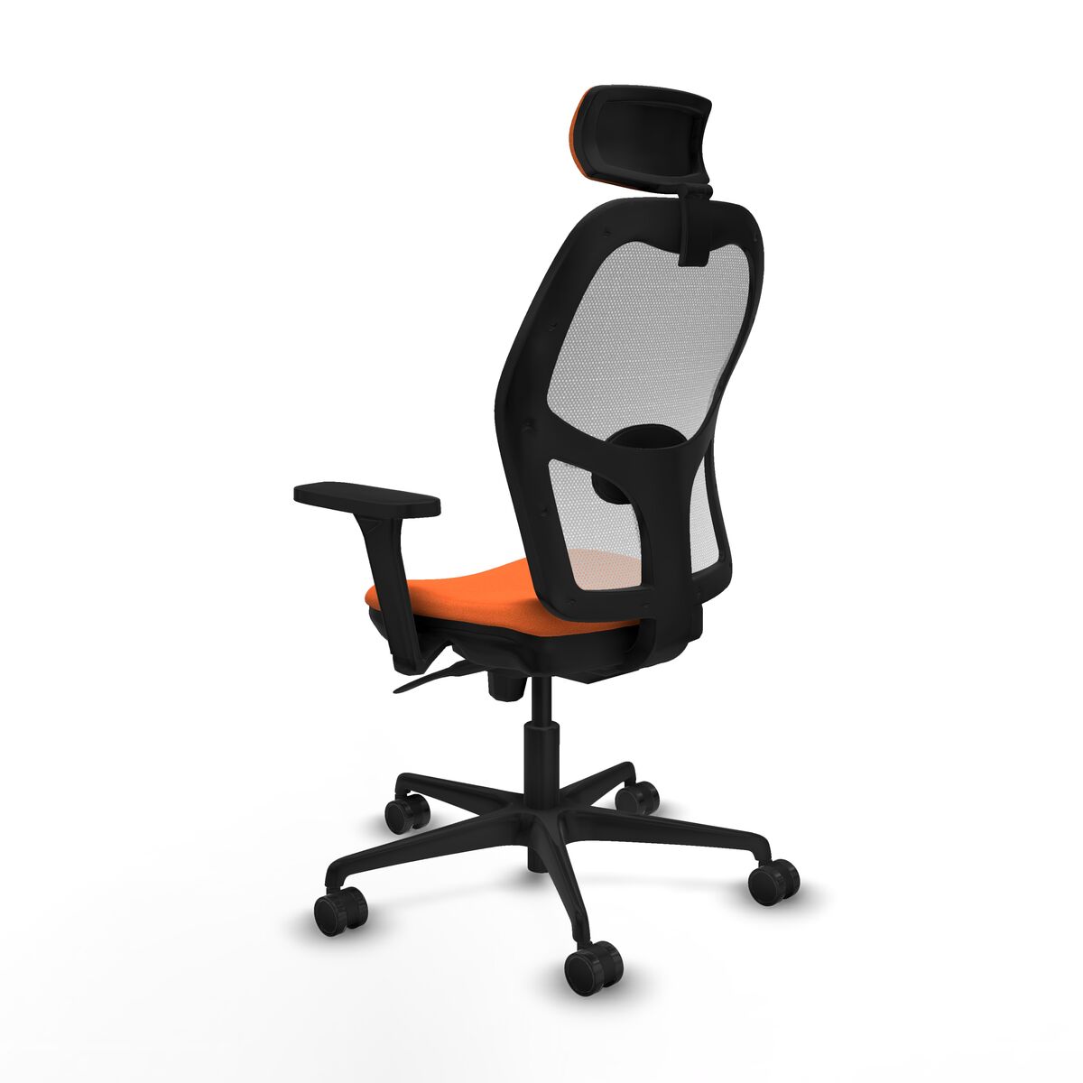 Silla de Oficina con Cabecero Piqueras y Crespo 3D036N2 Naranja