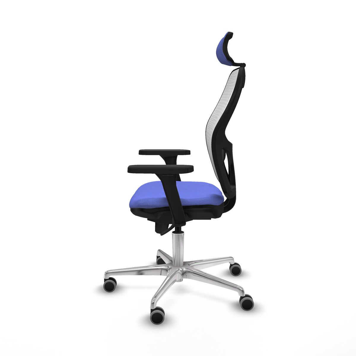 Silla de Oficina con Cabecero Piqueras y Crespo 3D086G2 Azul claro