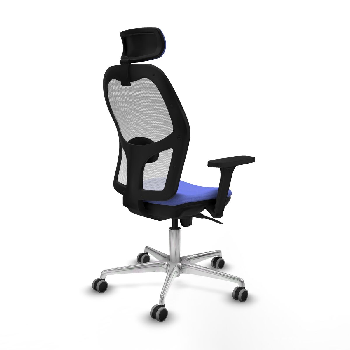 Silla de Oficina con Cabecero Piqueras y Crespo 3D086G2 Azul claro