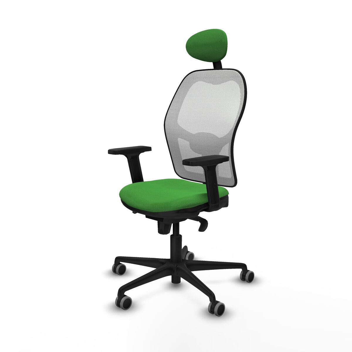 Silla de Oficina con Cabecero Piqueras y Crespo 2D036G1 Verde