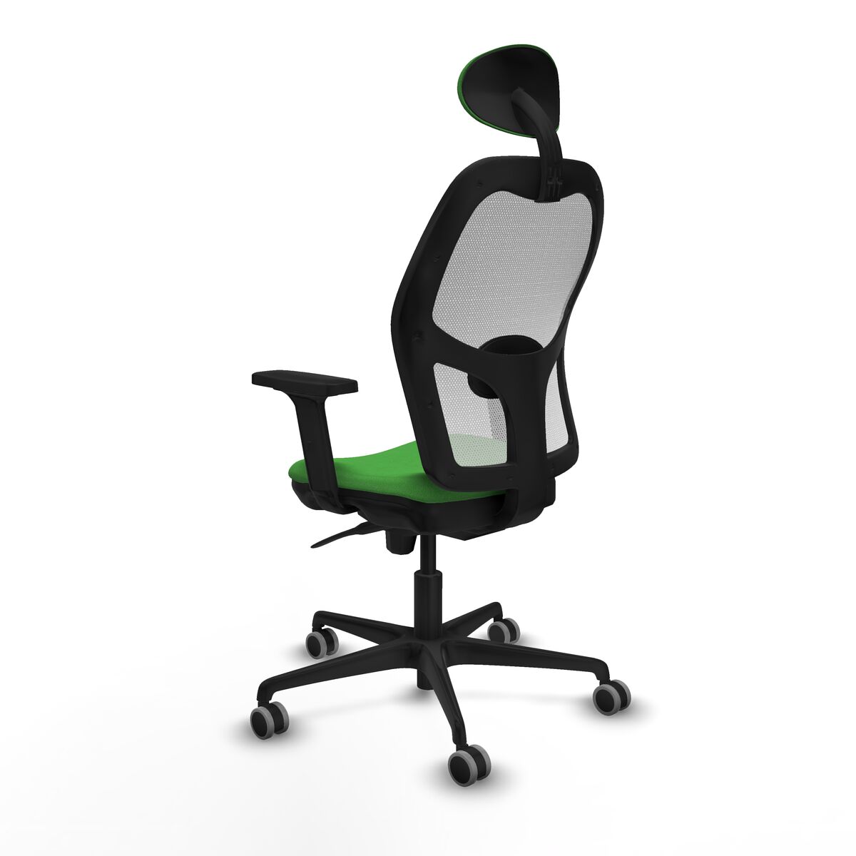 Silla de Oficina con Cabecero Piqueras y Crespo 2D036G1 Verde