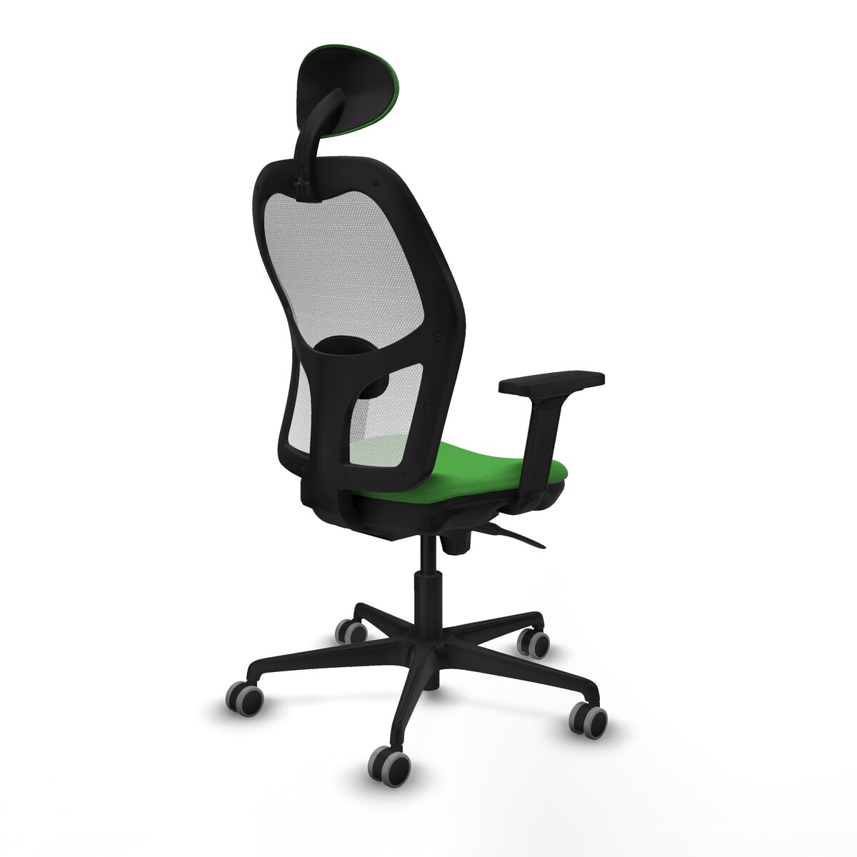 Silla de Oficina con Cabecero Piqueras y Crespo 2D036G1 Verde