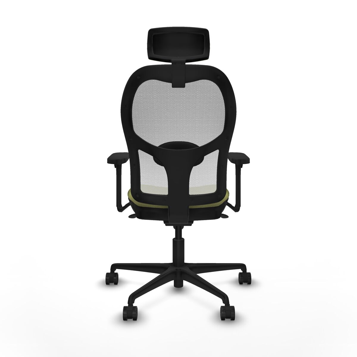 Silla de Oficina con Cabecero Piqueras y Crespo 3D036N2 Verde