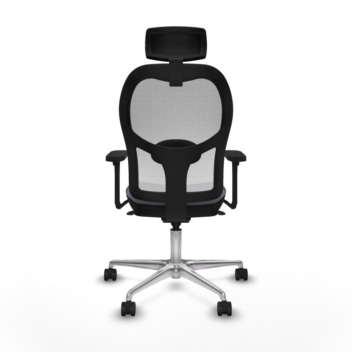 Silla de Oficina con Cabecero Piqueras y Crespo 3D086N2 Gris